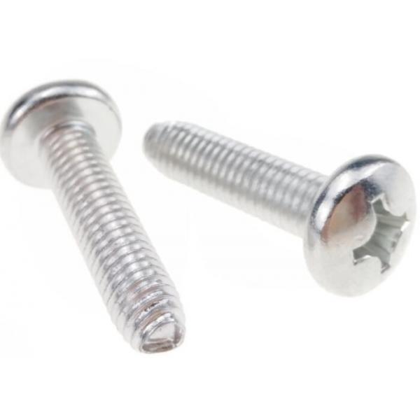 Quality M6 Phillips Drive Pan Head Thread Forming Screws Harden Steel Zinc Plated Fastener for sale