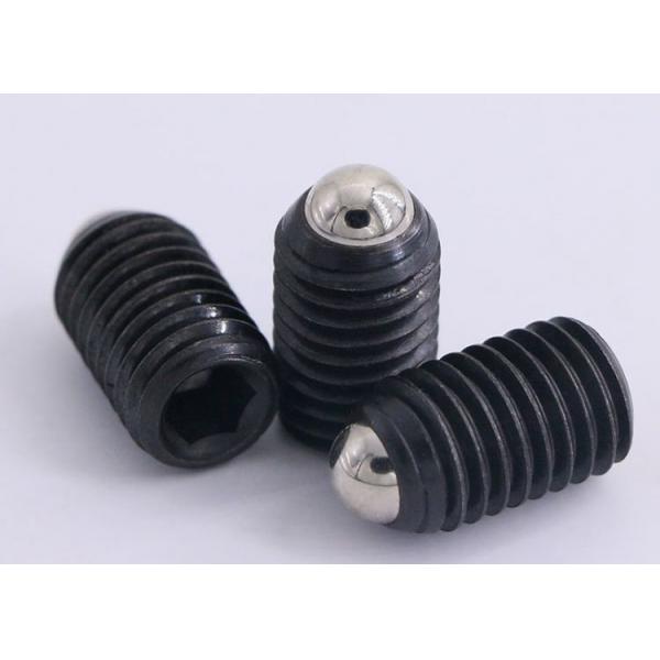 Quality M3 M4 M5 M6 Stamping Die Components Black Oxide Steel Threaded Spring Ball Plunger for sale