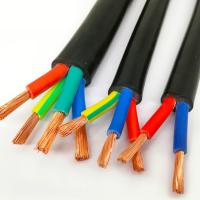 China Black 0.5mm 2 Core 500V HV Power Cable PVC Insulated For Construction factory