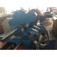China Fly Saw Cutting Cooling System Rectangle Pipe Downspout Roll Forming Machine Bite Connection factory
