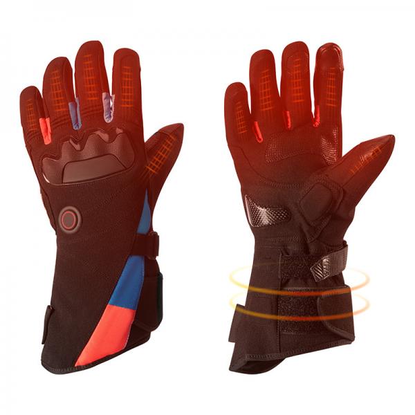 Quality 100% Polyester Waterproof Heated Gloves For Men Rechargeable For Outdoor Sports Skiing for sale