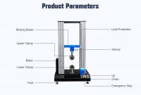 China Compression Tensile Strength Tester Rubber Tensile Testing Machine factory