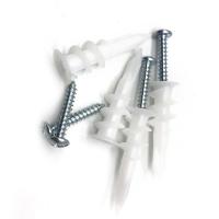 China DIN 10x33mm Plastic Hollow Wall Anchors With Screws Kit factory