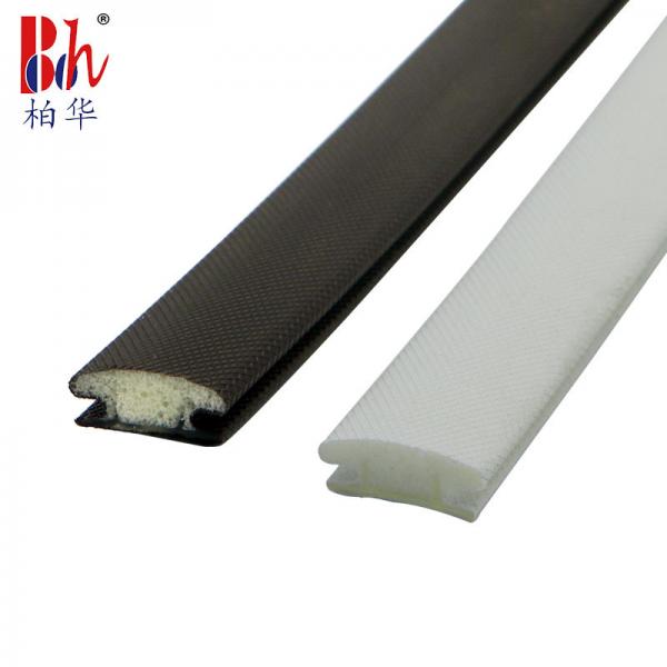 Quality PU Foam Sliding Wardrobe Door Seals Strips Anti Collision With 13mm Base Width for sale
