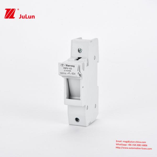 Quality Cylindrical Solar PV Fase Holder 63A For Enhanced Safety In Photovoltaic Bus Box for sale