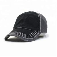 Quality Distressed Style Mens Vintage Baseball Caps , Custom Short Bill Baseball Cap for sale