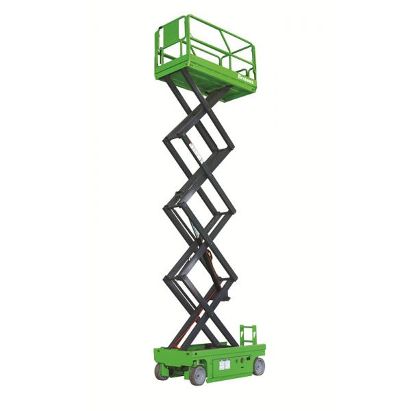 Quality 10m Self-propelled Scissor Lift with Extension Platform of Lift Capacity 320kg for sale