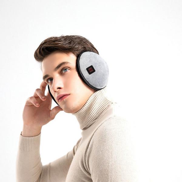 Quality OEM Heated Ear Muffs , Rechargeable Heated Ear Warmers Fleece Material for sale