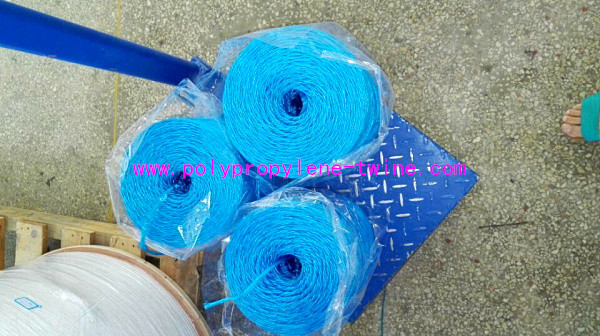 Quality 1.67g/m Industrial Split Film Poly Baler Twine Raw White Color For Tomato Tree for sale