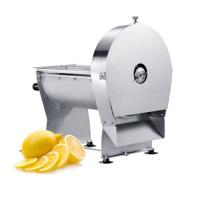 China Potato Cutter Vegetable Cutting Machine Lemon Onion Slicing Chips Plantain Tomato Fruit And Peeler Hot Selling Food 5 In Slicer factory