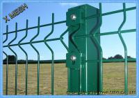 China Green Powder Coated Wire Mesh Fence Panels Perimeter Coated Welded Wire Fence Steel factory