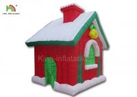 China 5*4*4 m Inflatable Advertising Products Festival Decoration Christmas Red House Tent factory
