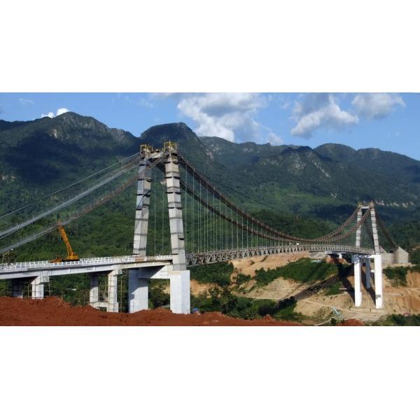 Quality Professional Steel Truss Bridge / Cable Stayed Bridges for Longest Spans River for sale