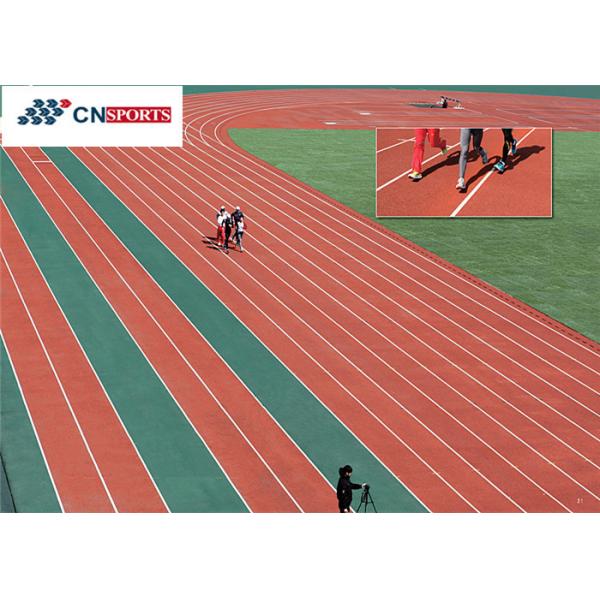 Quality 13mm Rubber Running Track , Outdoor Jogging Track Flooring for sale