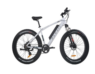 Quality Comfortable Electric Fat Tire Mountain Bike , Fat Tire Electric Bicycle With Bluetooth for sale