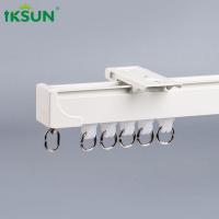 Quality Smooth 0.8mm Aluminium Curtain Track Extendable Ceiling Installation for sale