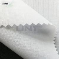 Quality Collars & Cuffs White Shirt Interlining Plain Weave With HDPE Coating for sale