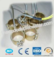 China Brass Nozzle Coil Heaters Extruder Band Mica Heater With Stainless Steel Braided Wire factory