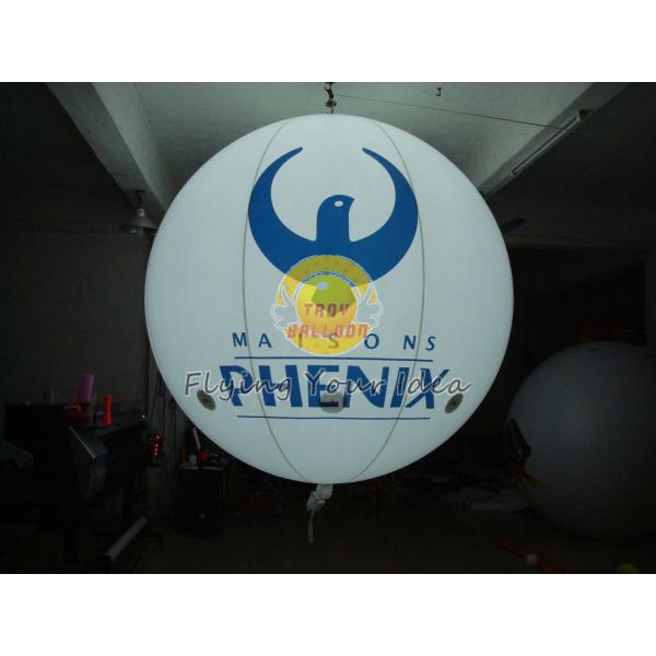 Quality Round Fireproof and Waterproof Inflatable Lighting Balloon with 0.18mm PVC for Advertising for sale
