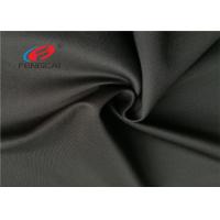 China 280 GSM Black Scuba Crepe Fabric , Scuba Knit 4 Way Stretch Spandex Fabric factory