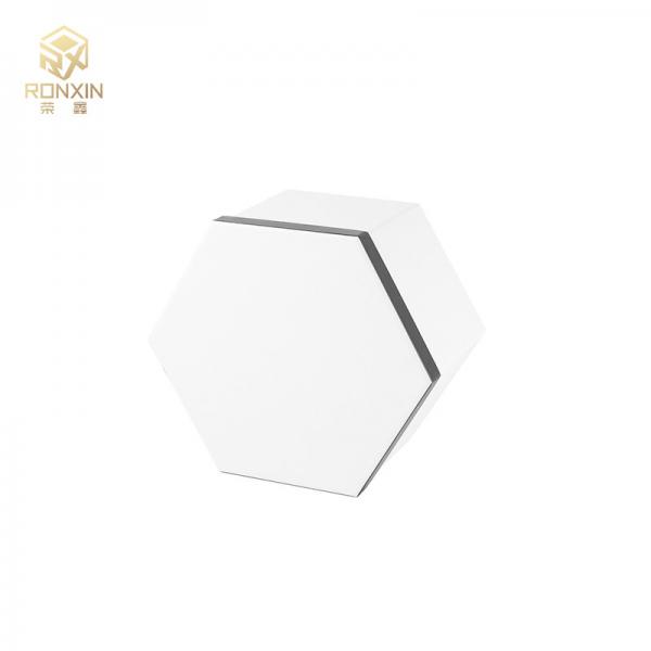 Quality White Hexagonal Paperboard Gift Boxes Coated Paper For Sweet Candy for sale