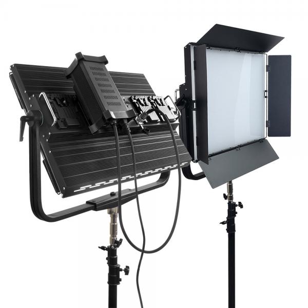Quality 50000 lux RGB LED Professional Photography Studio Lights Aluminum Alloy App Control for sale