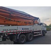 Quality Used 50 Tons Concrete Boom Pump Truck PLC Control System for sale