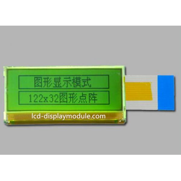 Quality 54.8mm * 19.1mm Viewing Custom LCD Module 122 x 32 Positive Graphic Display for sale