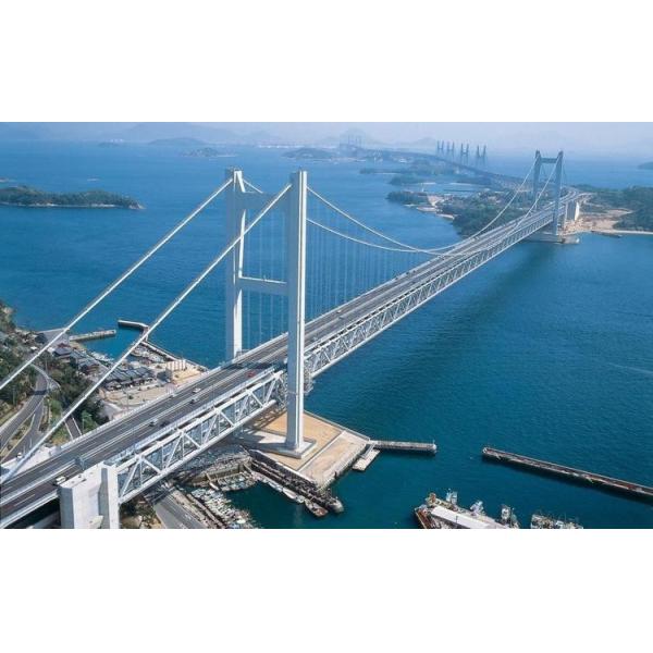 Quality Simple Structure Steel Cable Suspension Bridge for Longest Spans River for sale