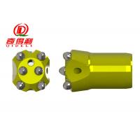 China Hot Set Type Taper Button Bit , 6 Buttons Ballistic Button Bits For Drilling for sale