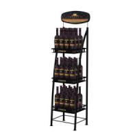 China Wire Wine Bottle Display Rack for sale