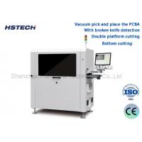 China Double Platform Cutting With Broken Knife Detection Inline PCBA Router Machine HS-ARX-811 factory