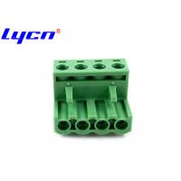 China 5.0mm Female PCB Terminal Block Connector Without Ear Right Angle Type for sale