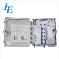 China Outdoor 12 Cores Fiber Optic Distribution Box PC ABS Plastic Material CE Approved factory