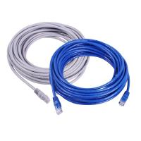 China High Speed 10 Gigabit Cat5e Patch Cord Dia 5.00mm RJ45 Round Unshielded for sale