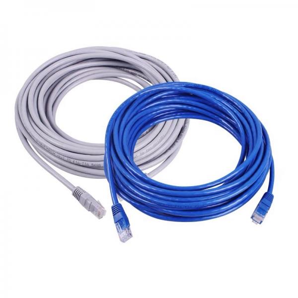Quality High Speed 10 Gigabit Cat5e Patch Cord Dia 5.00mm RJ45 Round Unshielded for sale