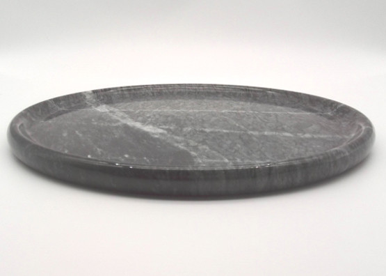 Quality Easy Cleaning Stone Serving Tray 100% Natural Marble Unique Elegant Vein for sale
