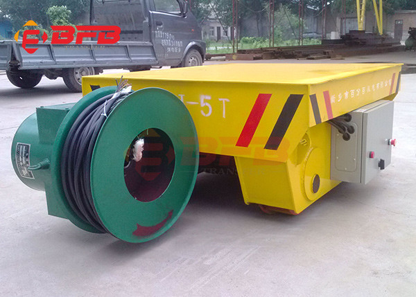 Quality High Performance Rail Transfer Cart Platform Structure Customized Color for sale