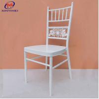 China Metal White Chiavari Chairs , Wedding Ceremony Chairs For Party Event factory