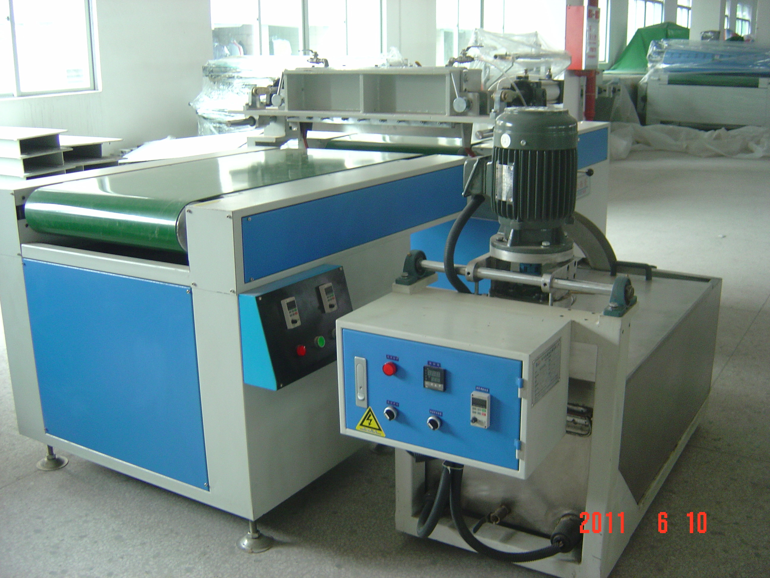 Quality 60KW 380V 50HZ Pneumatic Curtain Coating Machine Four Stage Conveying for sale