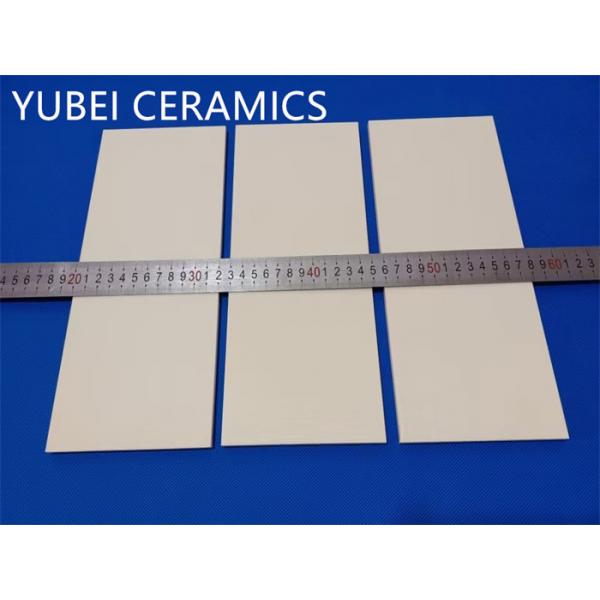 Quality Light Yellow 99% Alumina Ceramic Plates Dry Pressing High Strength for sale