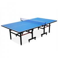 China OEM Outdoor Table Tennis Table SMC Top Board Folding Movable Blue Easy Assemble for sale
