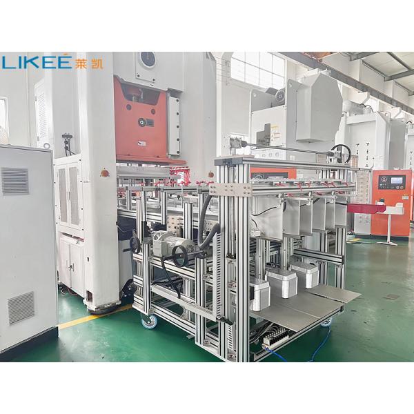 Quality 800KN Four Colums Strong Aluminium Foil Food Cup Making Machine Aluminium Foil Plate Making Machine With Scrap Baler for sale