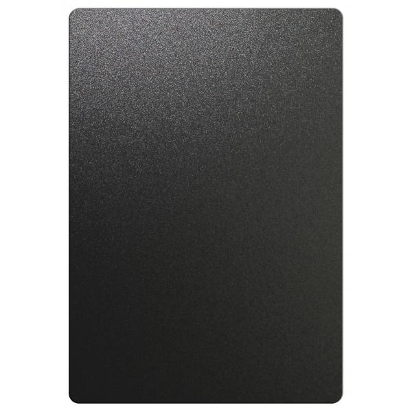 Quality Bead Blast Matt Finish Decorative Stainless Steel Wall Panel In Black Colour for sale