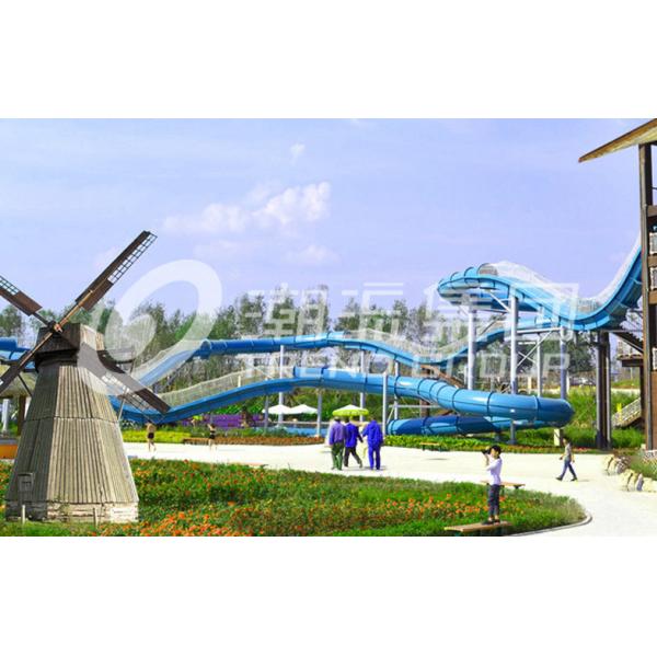 Quality Commercial Fiberglass Adult Waterslide in Adventure Waterpark for sale