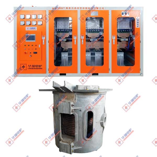Quality Medium Frequency Induction Melting System Low Maintenance IGBT Dual Cell for sale