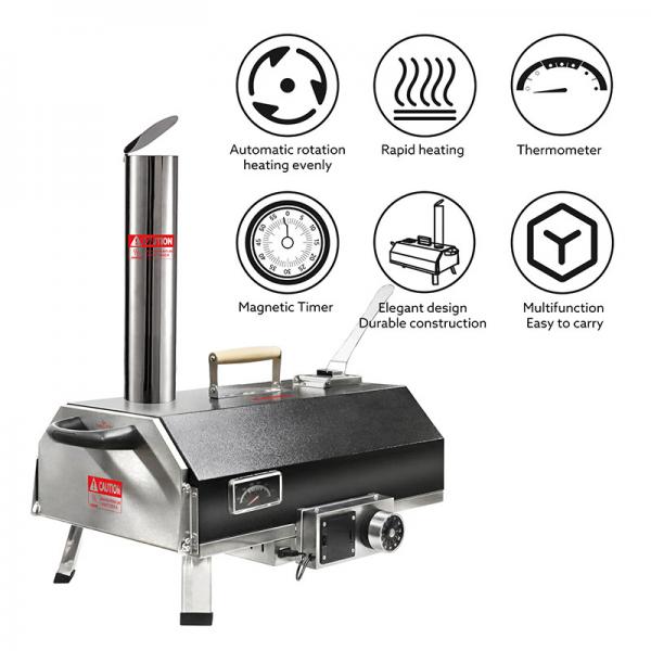 Quality Outdoor Pizza Oven Wood Fired Toasters Pizza Ovens Authentic Stone Baked Pizzas for sale