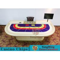 Quality Entertainment Casino Poker Table For 9 Players 2600*1470*800mm for sale