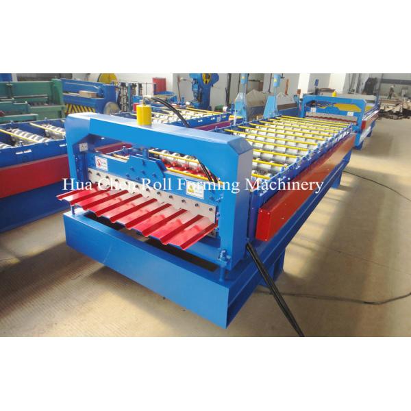 Quality High Speed Automatic Roof Panel Roll Forming Machine With PLC Control for sale