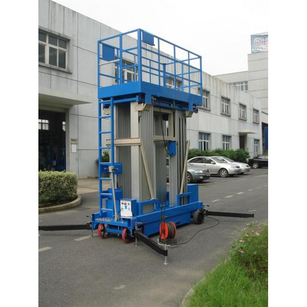 Quality Stable Performance Aerial Lift Platform , 6 Meter Four Mast Hydraulic Cargo Lift for sale